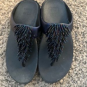Fit Flops size 6 navy